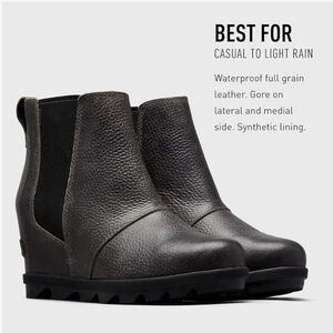 SOREL Joan of Artic Wedge Chelsea Size 8.5